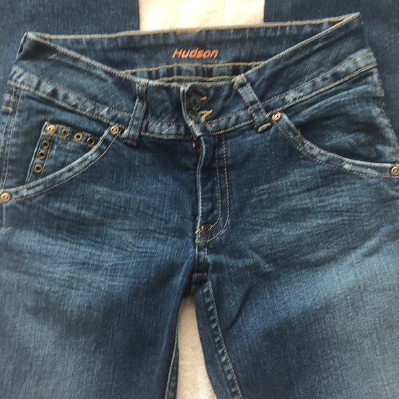 Hudson Distressed Flap Pocket Jeans 28 - Picture 2 of 6